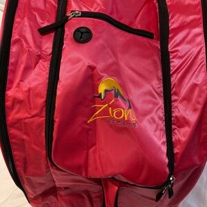 Zion Sports Durable Ski Snowboard Boot Magenta Pink Bag
